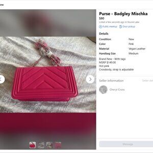 Badgley Mischka Purse